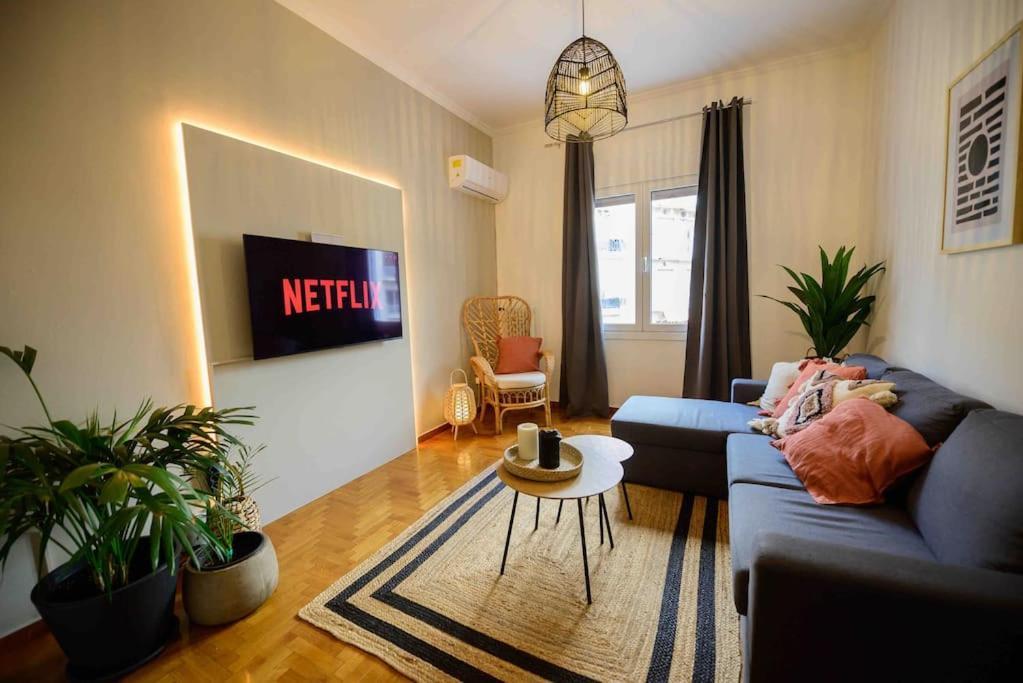 Boho Luxury 2 Bedroom Apartment, Acropolis Museum View Athene Buitenkant foto