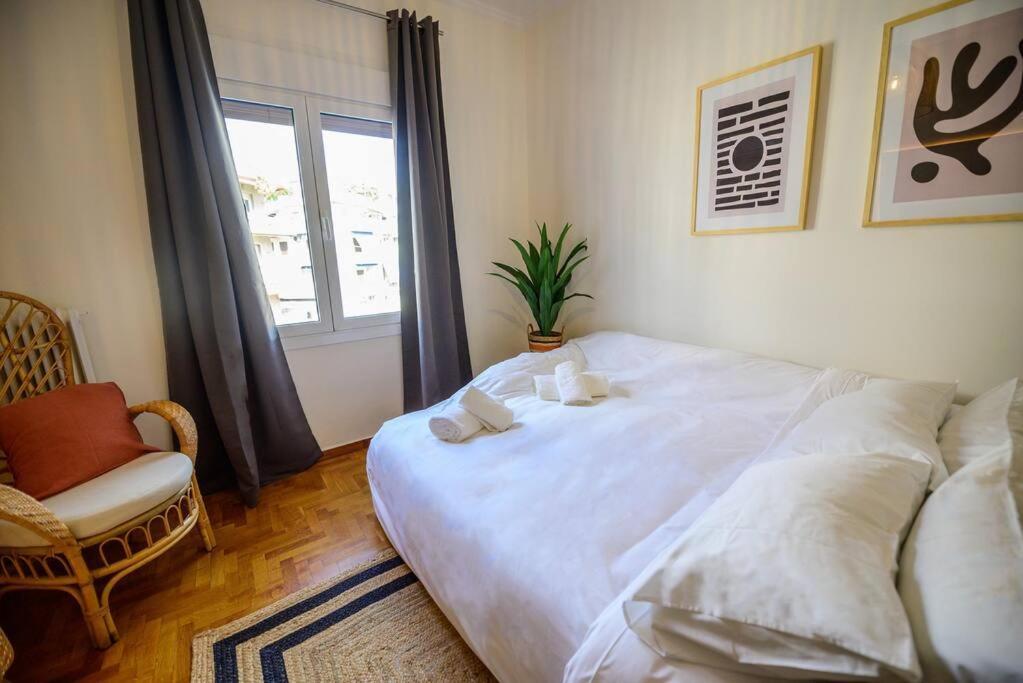 Boho Luxury 2 Bedroom Apartment, Acropolis Museum View Athene Buitenkant foto