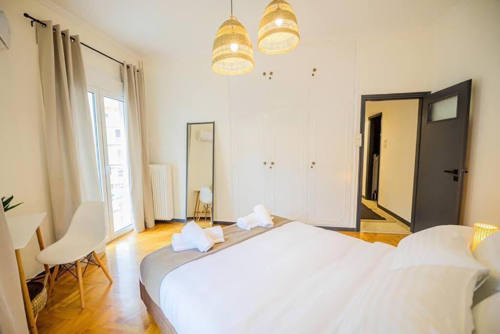 Boho Luxury 2 Bedroom Apartment, Acropolis Museum View Athene Buitenkant foto
