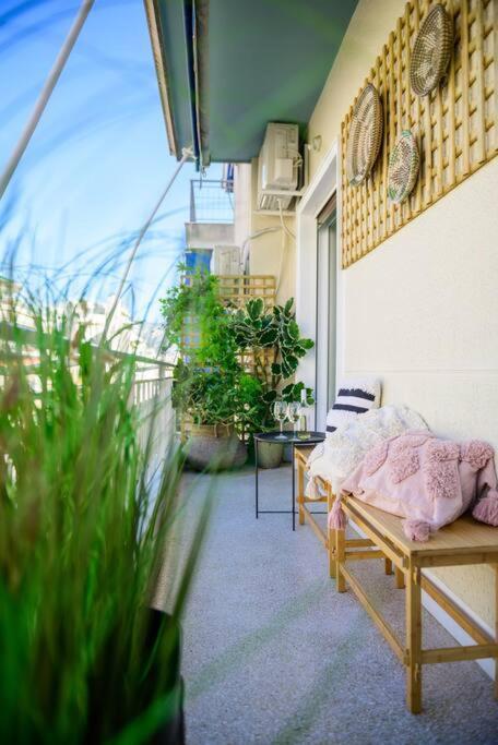 Boho Luxury 2 Bedroom Apartment, Acropolis Museum View Athene Buitenkant foto