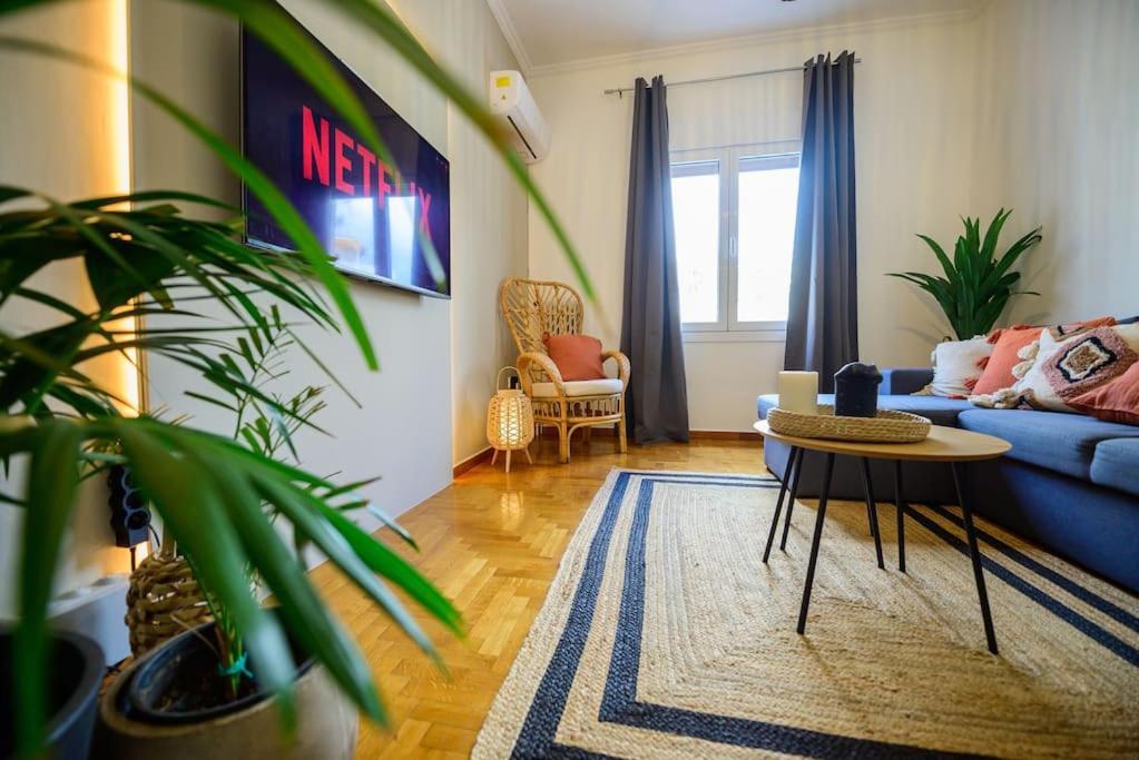 Boho Luxury 2 Bedroom Apartment, Acropolis Museum View Athene Buitenkant foto